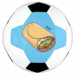 Balón De Fútbol Ilustracion personalizado Burrito