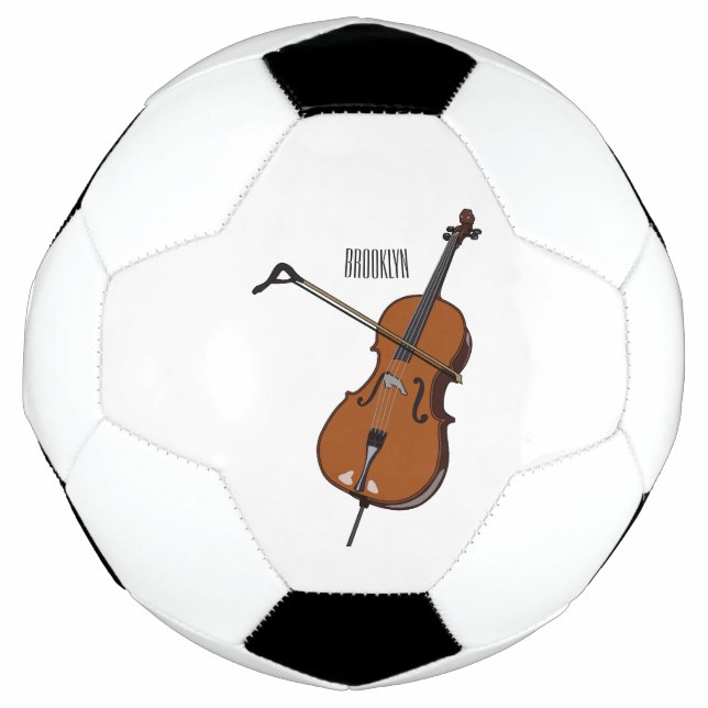 Balón De Fútbol Ilustracion personalizado Cello (Anverso)