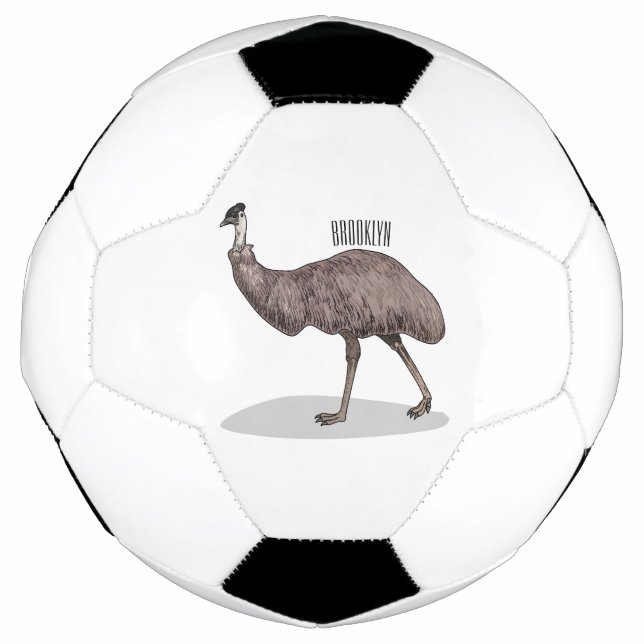 Balón De Fútbol Ilustracion personalizado de aves de la Uem (Anverso)