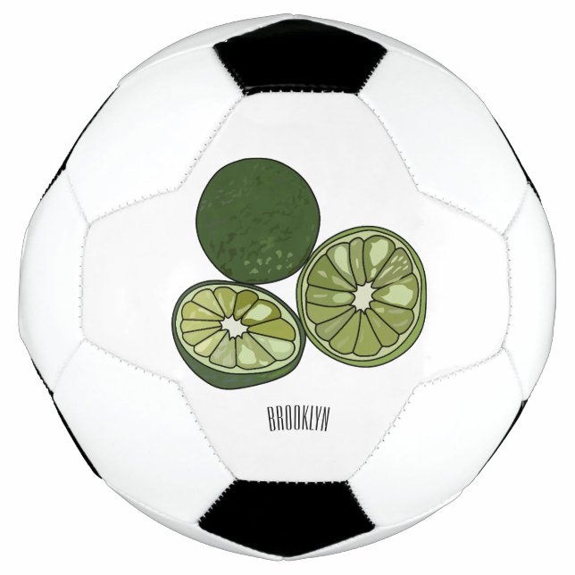 Balón De Fútbol Ilustracion personalizado de cal de Kaffir (Anverso)