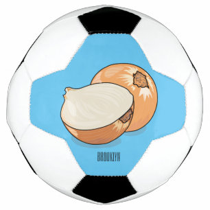 Balón De Fútbol Ilustracion personalizado de cebolla