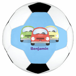 Balón De Fútbol Ilustracion personalizado de coches Cute kawaii