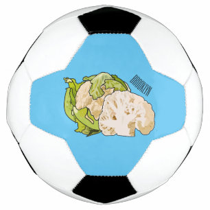 Balón De Fútbol Ilustracion personalizado de coliflor