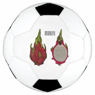 Balón De Fútbol Ilustracion personalizado de fruta dragón