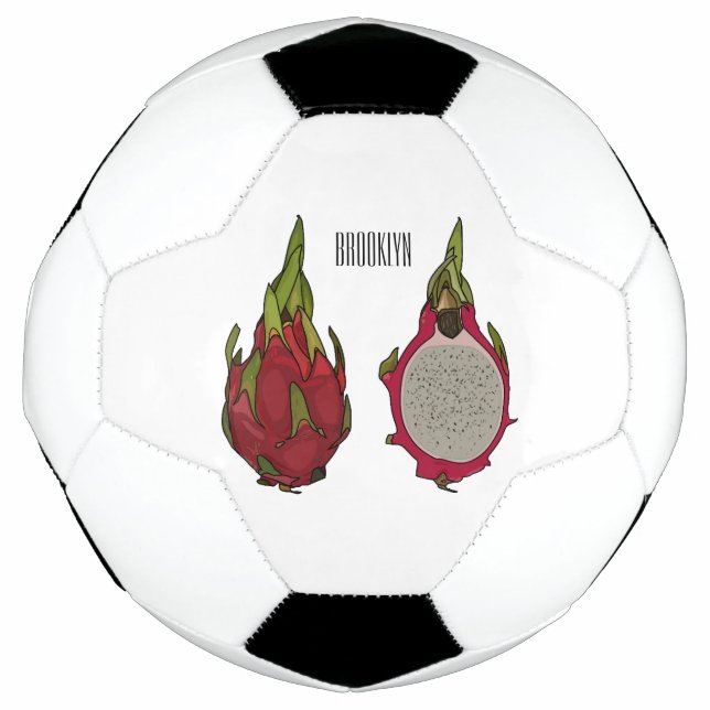 Balón De Fútbol Ilustracion personalizado de fruta dragón (Anverso)