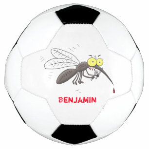 Balón De Fútbol Ilustracion personalizado de insectos de mosquitos
