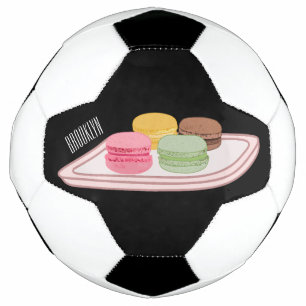 Balón De Fútbol Ilustracion personalizado de Macaron