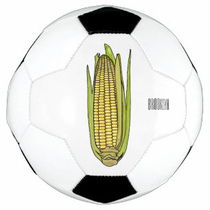 Balón De Fútbol Ilustracion personalizado de maíz