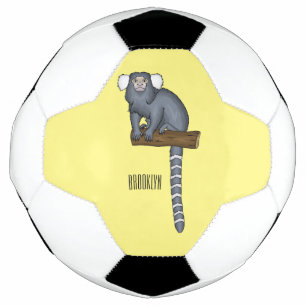 Balón De Fútbol Ilustracion personalizado de marmoset común