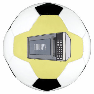 Balón De Fútbol Ilustracion personalizado de microondas