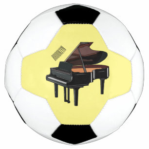 Balón De Fútbol Ilustracion personalizado de piano