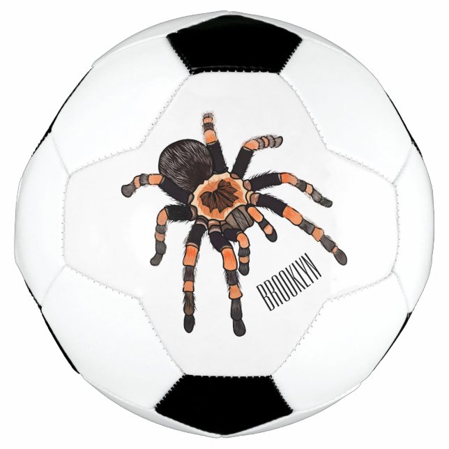 Balón De Fútbol Ilustracion personalizado de Tarantula (Anverso)