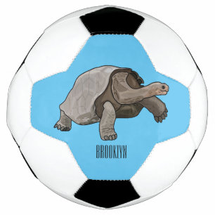 Balón De Fútbol Ilustracion personalizado de tortugas de Galápagos