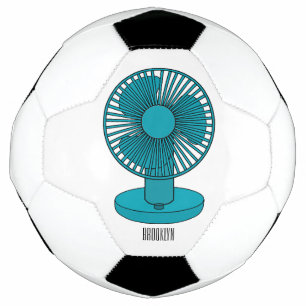 Balón De Fútbol Ilustracion personalizado de ventilador