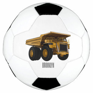 Balón De Fútbol Ilustracion personalizado del camión de altura