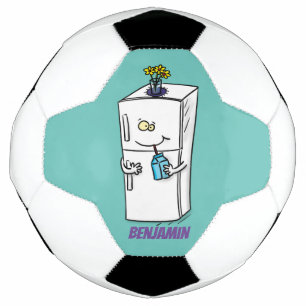Balón De Fútbol Ilustracion personalizado frigorífico divertido