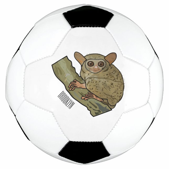 Balón De Fútbol Ilustracion personalizado Tarsier (Anverso)