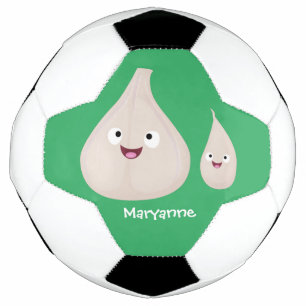Balón De Fútbol Ilustracion vegetal de personalizado de ajo dulce
