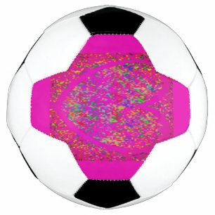 BALÓN DE FÚTBOL IMPACTANTE PURPURINA ROSA PARECE BALLENA DE FÚTBOL