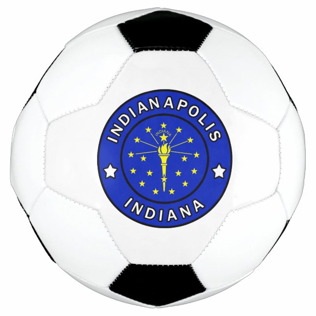 Balón De Fútbol Indianapolis Indiana (Anverso)