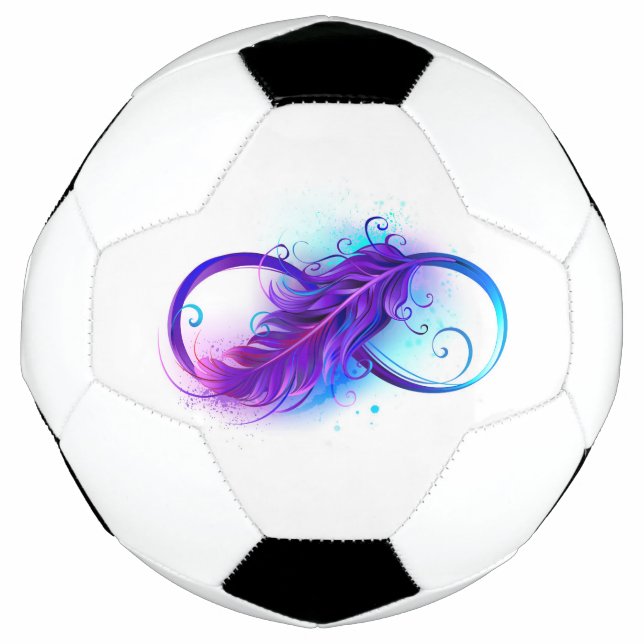 Balón De Fútbol Infinity with Purple Feather (Anverso)
