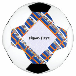 Balón De Fútbol Islas Aaland y bandera de Ålander personalizadas