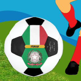 Balón De Fútbol Italia personalizada, bandera, bolo de fútbol foto