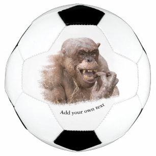 Balón De Fútbol Jambo The Hairless Chimp (cambiar a su propio text