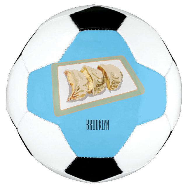 Balón De Fútbol Jiaozi / ilustracion personalizado chino de bolas  (Anverso)