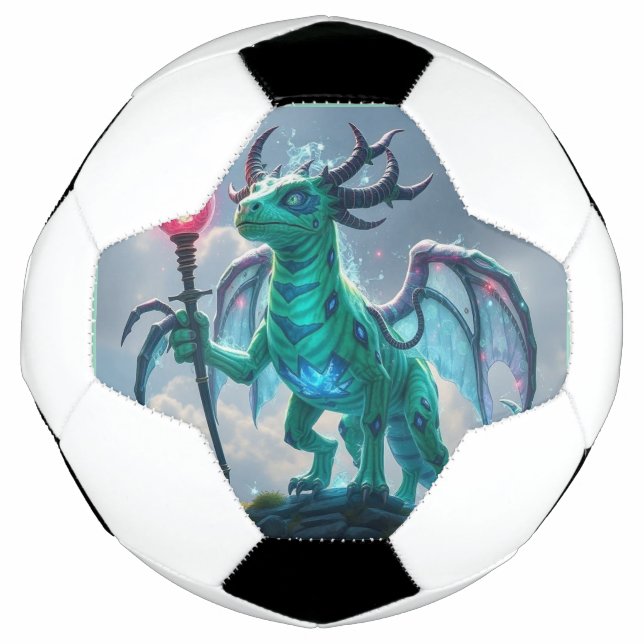 Balón De Fútbol Johann, der Blitzdrache (Anverso)