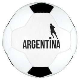 Balón De Fútbol Jugador de fútbol de bandera argentina usa el punt