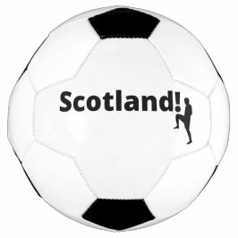 Balón De Fútbol Jugador de fútbol escocés usando el punto como pel