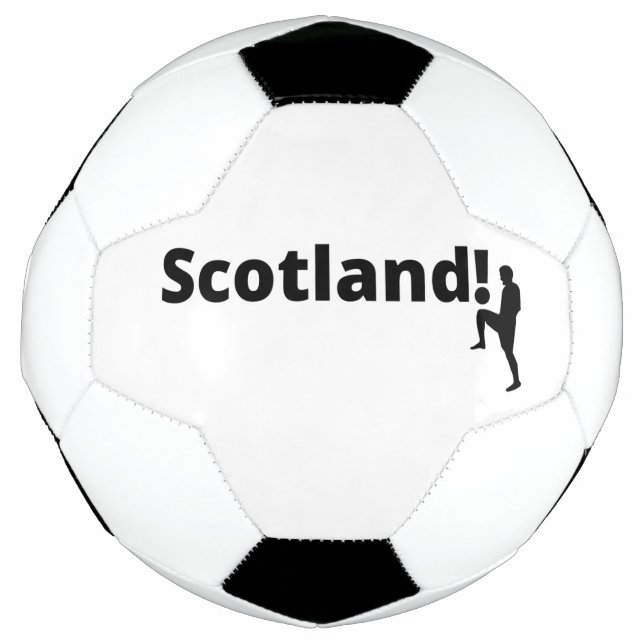 Balón De Fútbol Jugador de fútbol escocés usando el punto como pel (Anverso)