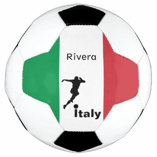 Balón De Fútbol Jugador de fútbol, personalizable italiano