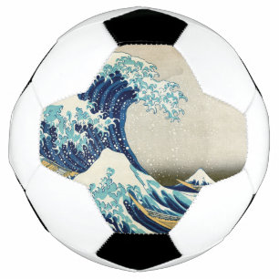 Balón De Fútbol Katsushika Hokusai - La gran ola de Kanagawa