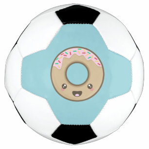 Balón De Fútbol Kawaii Donut