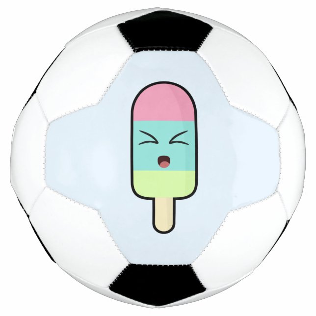 Balón De Fútbol Kawaii Helado