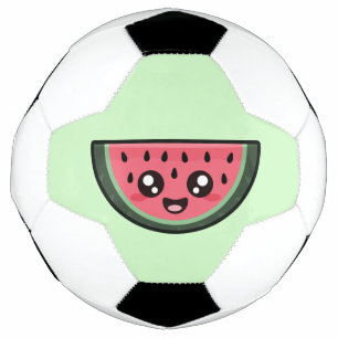 Balón De Fútbol Kawaii Watermelon