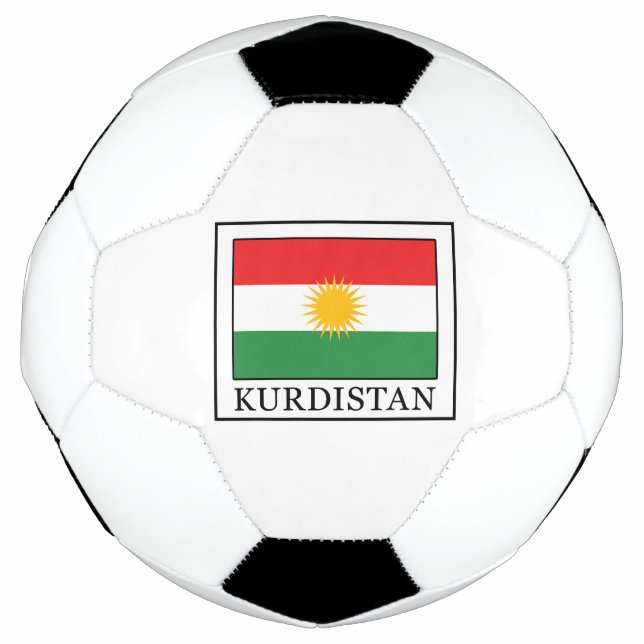 Balón De Fútbol Kurdistán (Anverso)