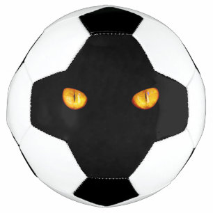 Balón De Fútbol La dura mirada de un gato dorado de Bombay
