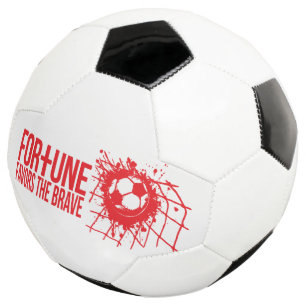 Balón De Fútbol La fortuna favorece al fútbol valiente de Inglate