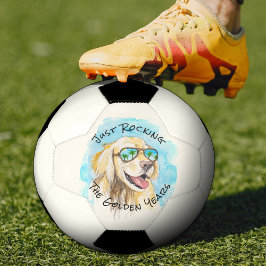 Balón De Fútbol La Graciosa Jubilación Pun De Los Años Dorados