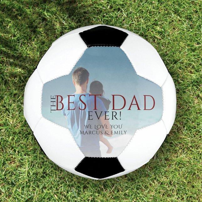 Balón De Fútbol La mejor foto del día del padre (Subido por el creador)