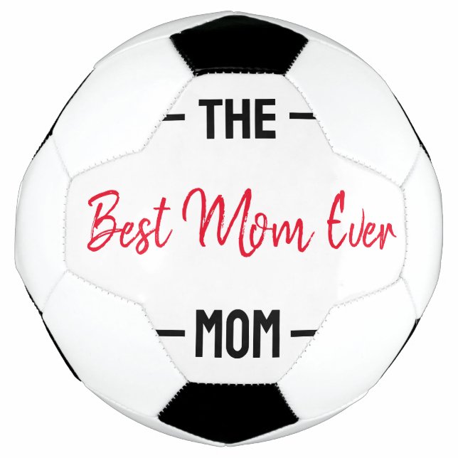 Balón De Fútbol La mejor madre, Personalizado de mamá, madre perso (Anverso)