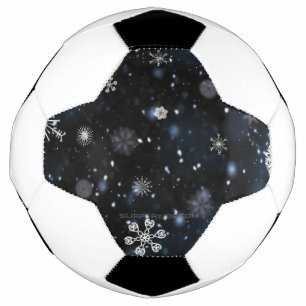 Balón De Fútbol La navidad de SlipperyJoe invernal mágica pacífica