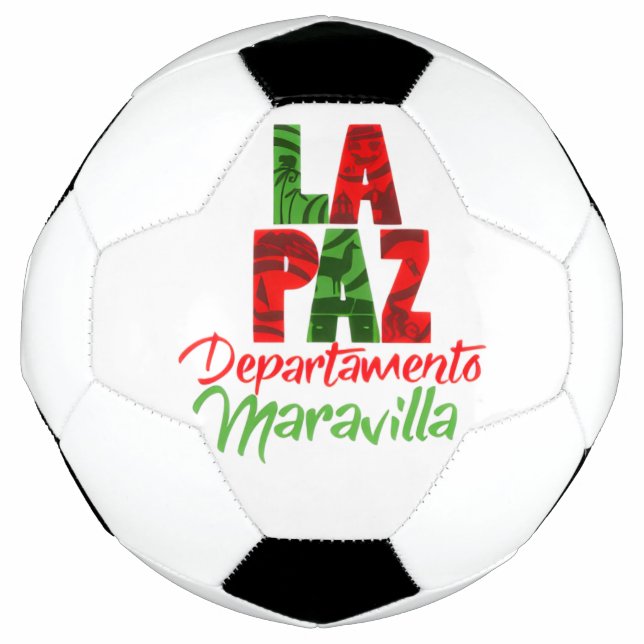 Balón De Fútbol La Paz departamento maravilla (Anverso)