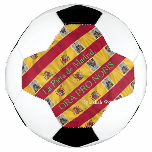 Balón De Fútbol La Piedad de Madrid (Anverso)