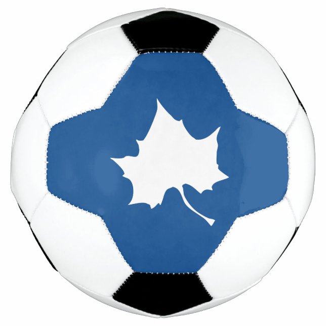 Balón De Fútbol Leaf del estado de Indiana (Anverso)
