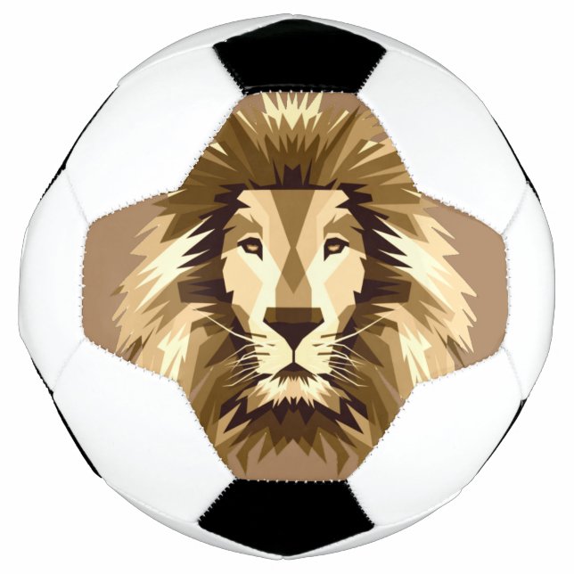 Balón De Fútbol León africano     (Anverso)