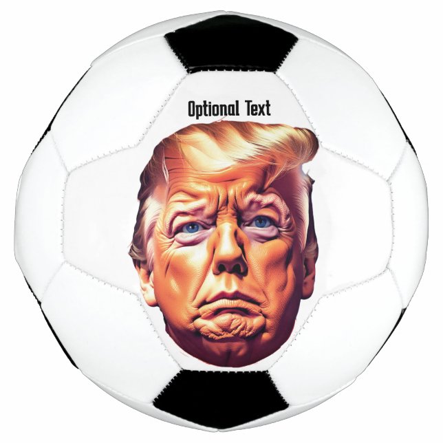 Balón De Fútbol Levantamientos de Trump (Anverso)